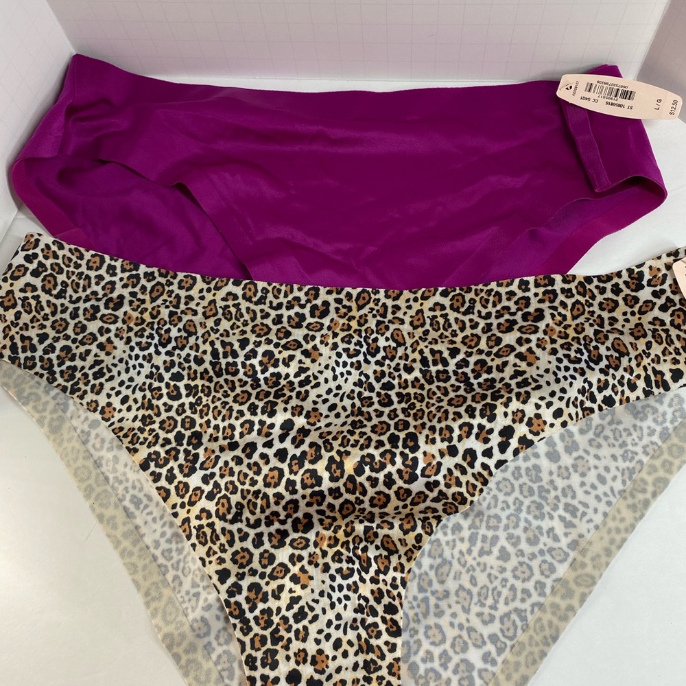 Victoria Secret Panties New with Tags Cheeky Culottes Size Large two pair